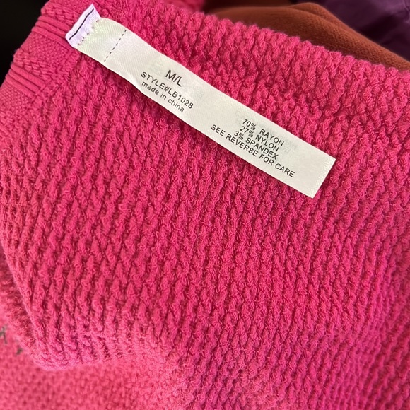 Sugar Rain Stretchy Barbie Pink One Shoulder Bodysuit Size M/L - Picture 11 of 11